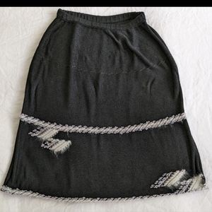 Vintage Knit Paca Midi Skirt